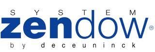 Logo per Zendow di Deceuninck, con la scritta