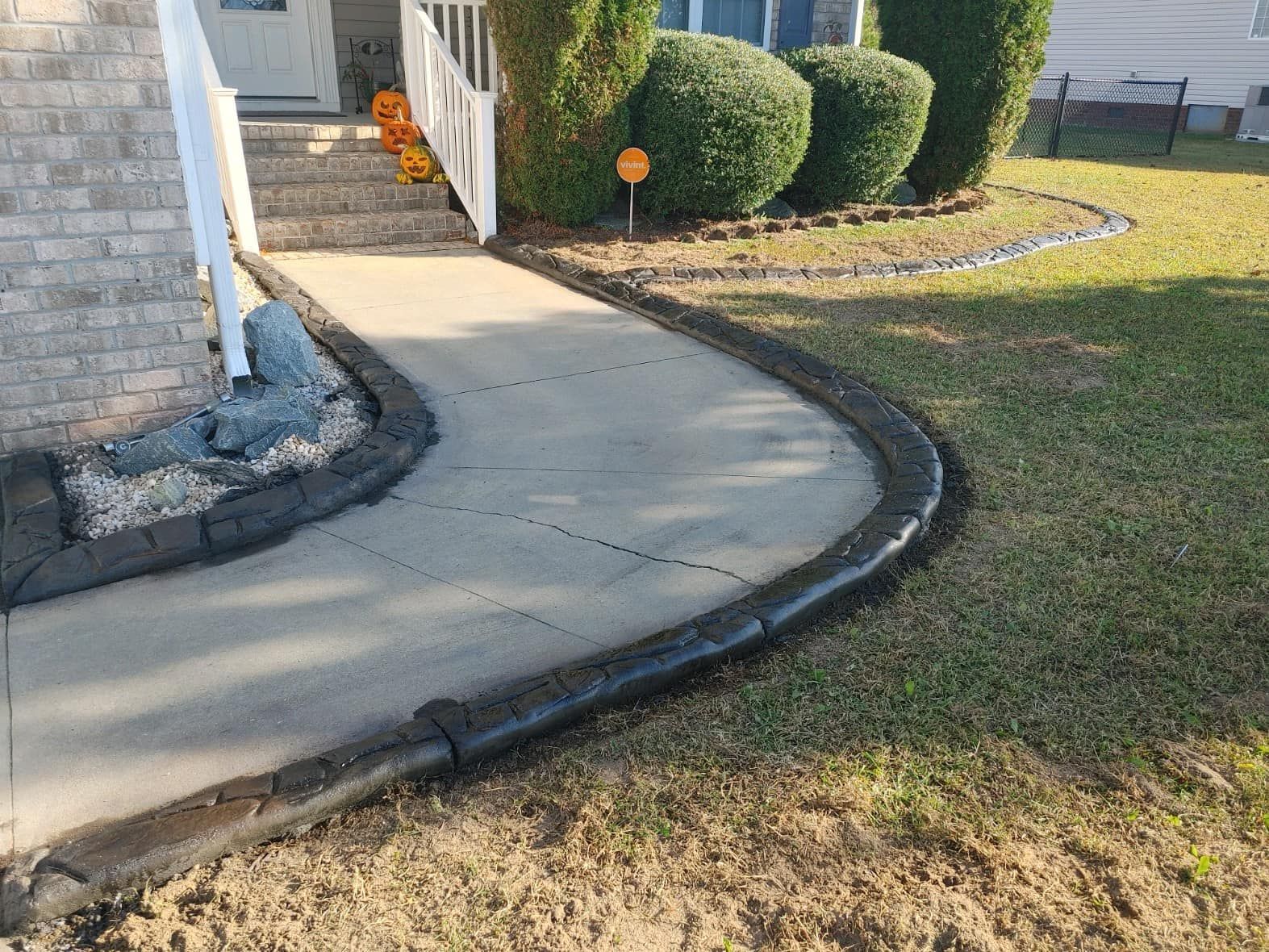Concrete Curbing Pikeville, NC Landscaping Plus