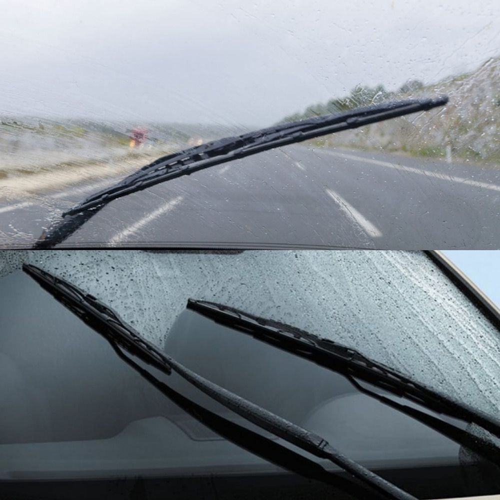 A Close Up of a Windshield With Wiper Blades — Northern Service Centre in Westcourt, QLD