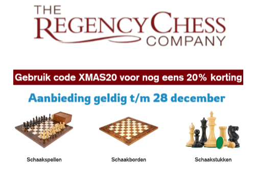 The Regency Chess company een ruim assortiment aan schaakbenodigdheden...