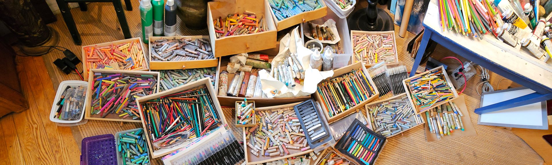 Art Studio Supplies of Armen Kojoyian