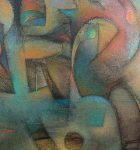 Abstraction derived from the organic natural world, art by Armen Kojoyian
