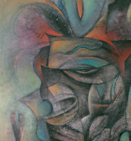 Abstract Realism a merging and creation imposed by the representational world and the abstract one, creations by Armen Kojoyian