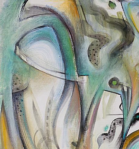 Sea forms, water in motion, marine formed clouds what a fertile environment for Organic Abstraction created by Armen Kojoyian

