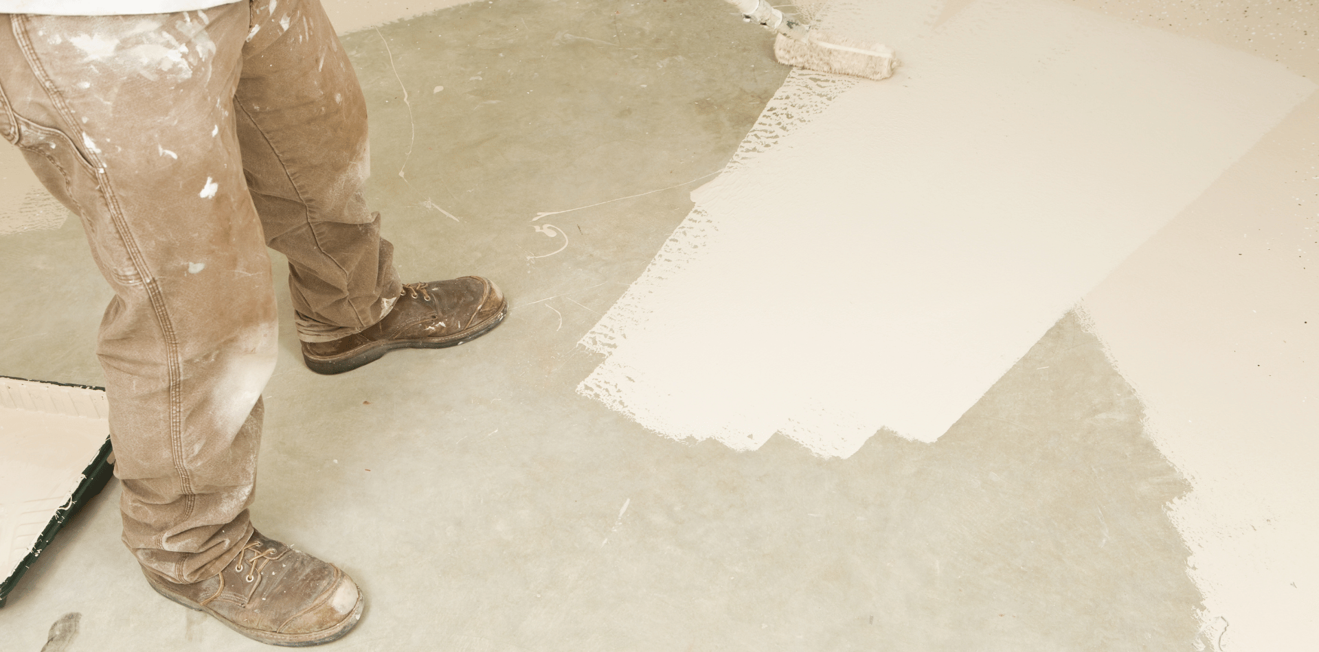 Epoxy Painting a Floor