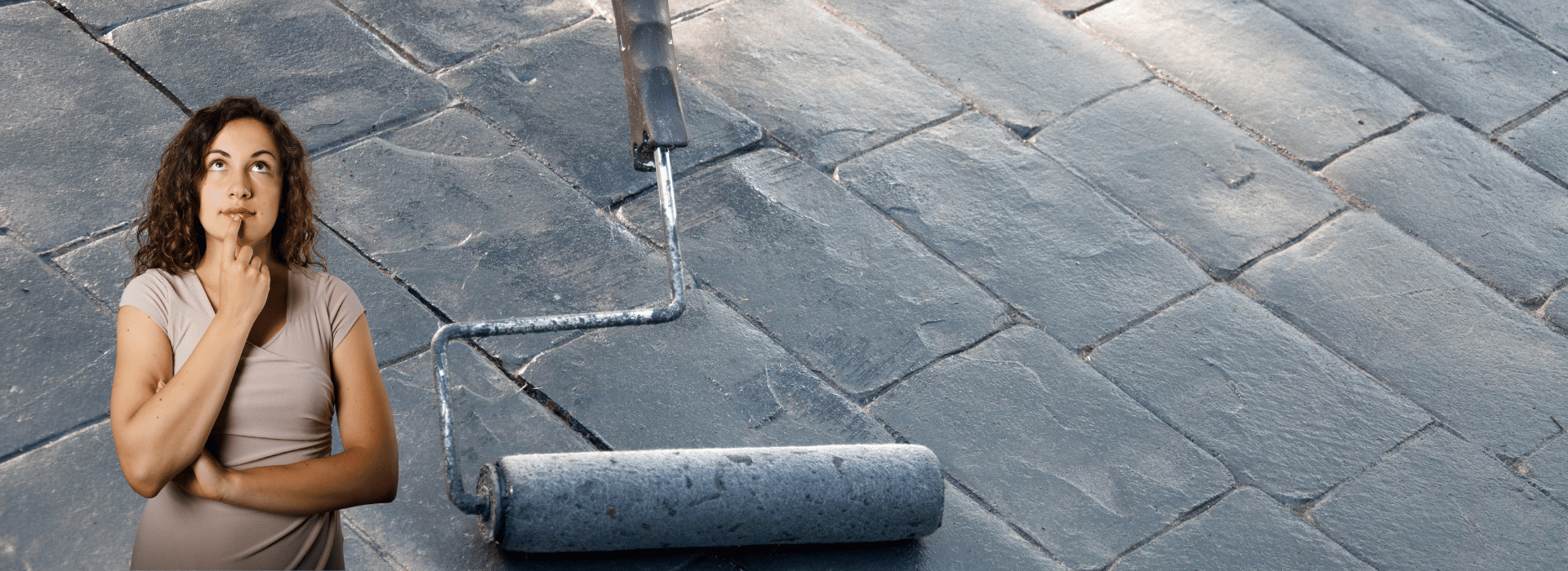 Cleaning a concrete driveway