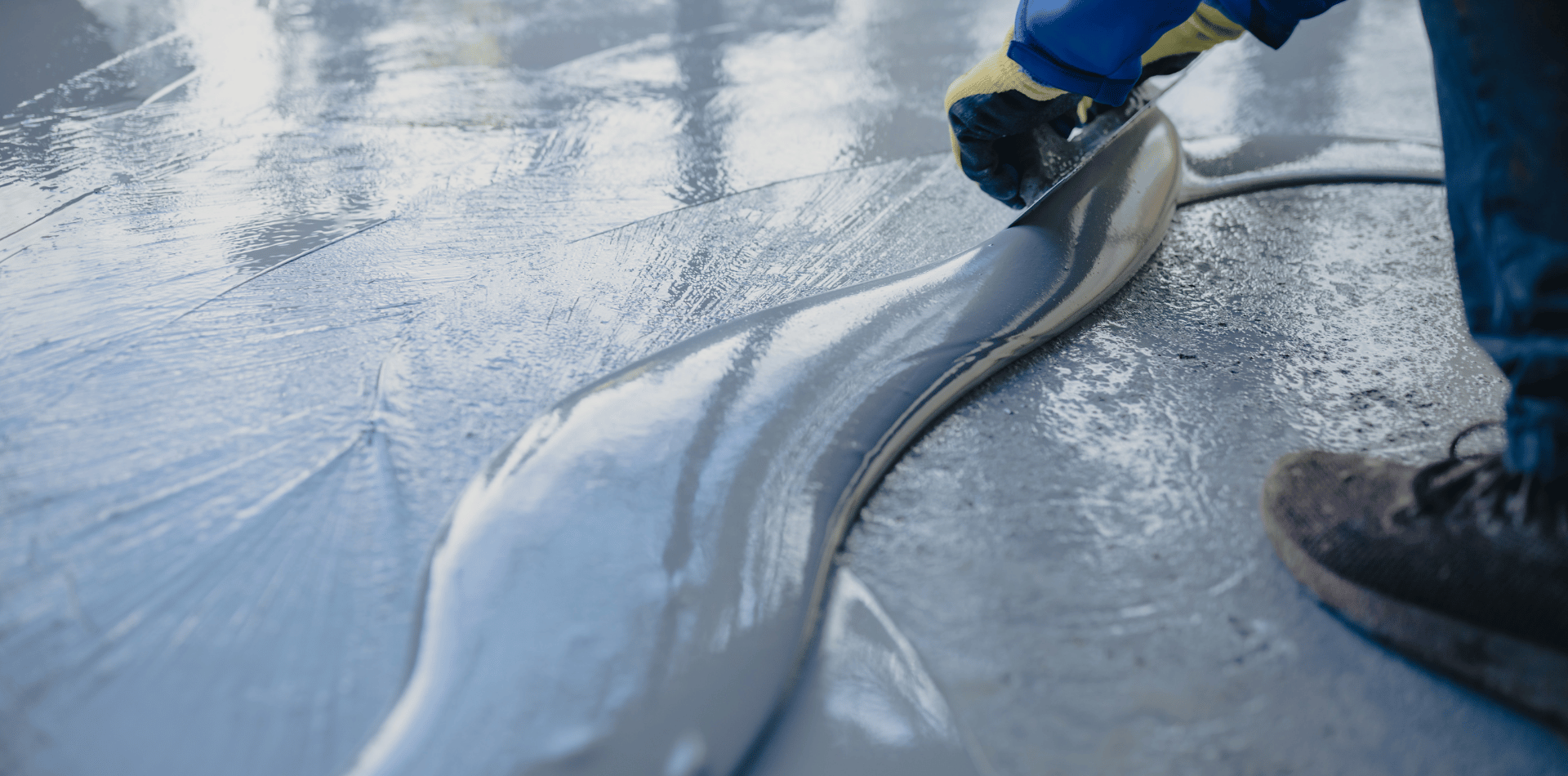 Pouring Epoxy onto a floor