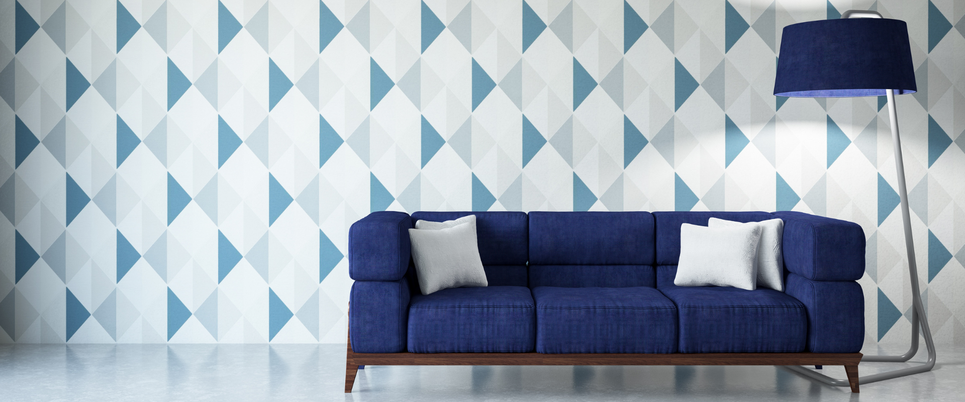wallpaper on a loungeroom wall