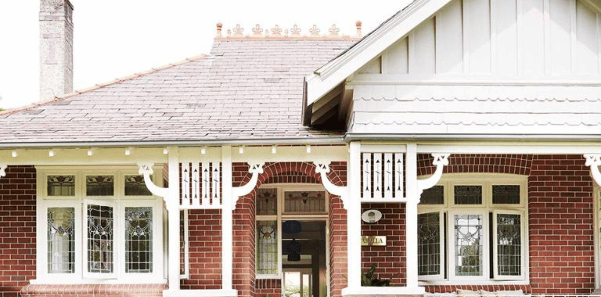 Heritage house with white trim