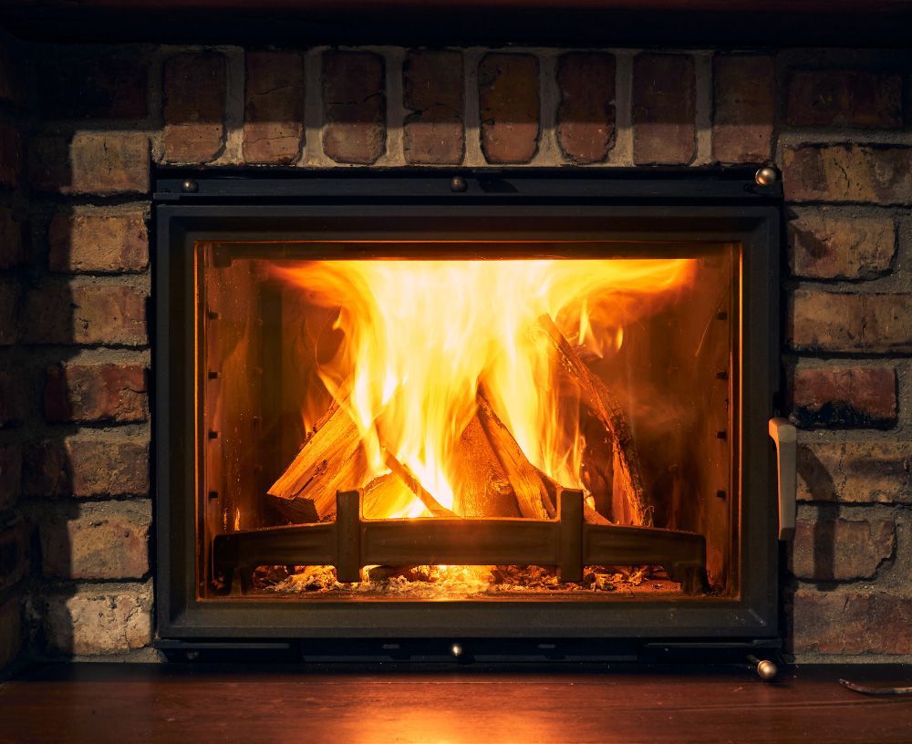 Fireplace Close View — Yonkers, NY — Jerry's Contracting Corp. Fireplace Close View — Yonkers, NY — Jerry's Contracting Corp.