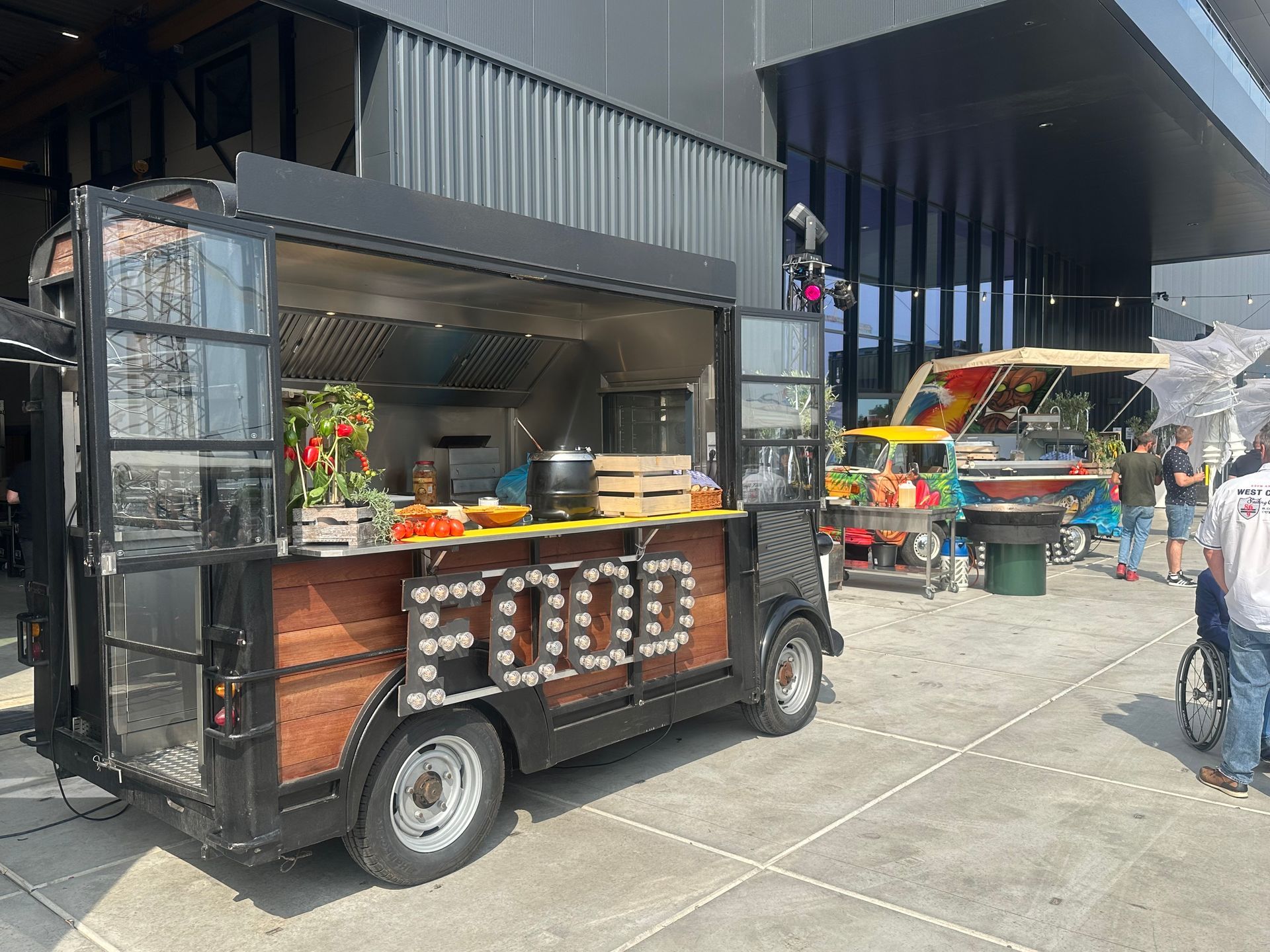 Een foodtruck met 