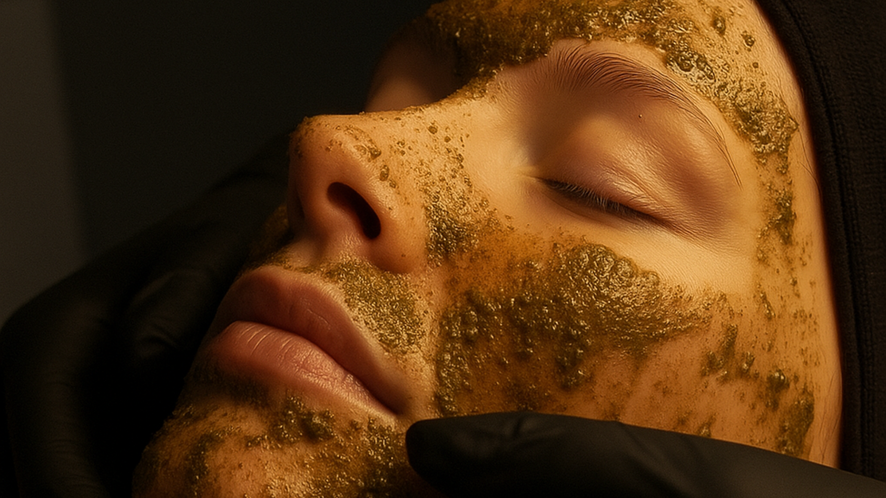 Algae peel at Aurah spa in Prestwick, Ayrshire