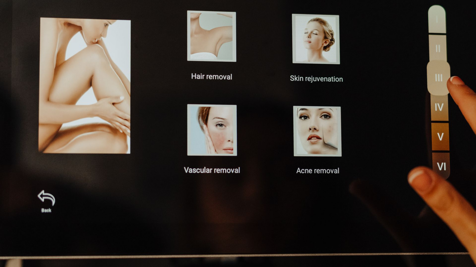 underarm laser hair removal at Aurah spa in Prestwick, Ayrshire