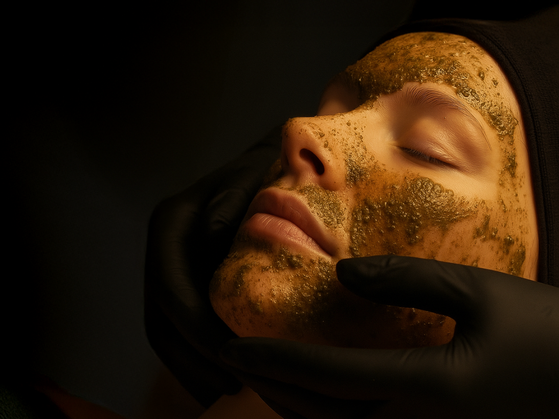 a bioactive algae peel