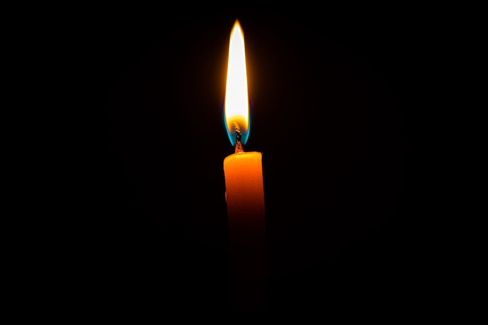 Candle burning