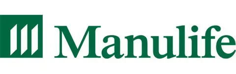 The manulife logo is green and white on a white background.
