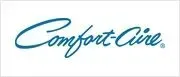 Comfort-Cure logo in blue cursive text on a white background