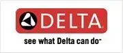 Delta logo on a red banner with the slogan “see what Delta can do.”