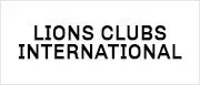 Lions Clubs International logo in black text on a white background