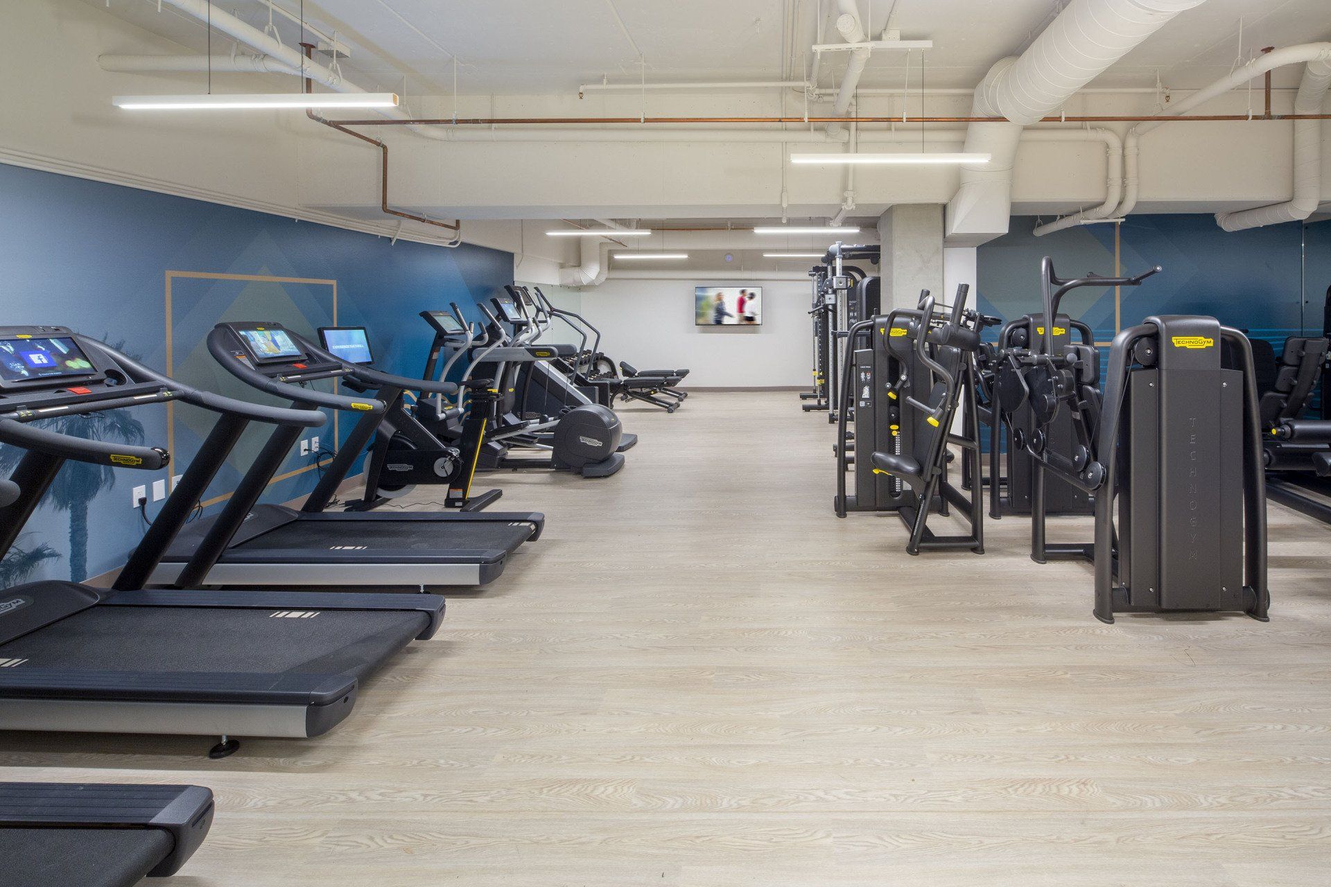 fitness room at sawyer