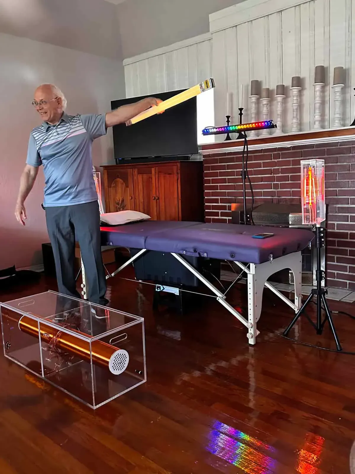 Frequency Healing Demonstration with the Healing Table