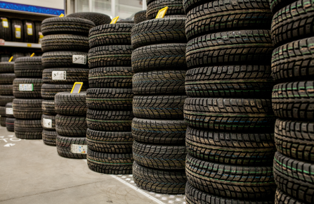 A Warehouse Filled with Tires in Arlington, TN | Birch's Automotive