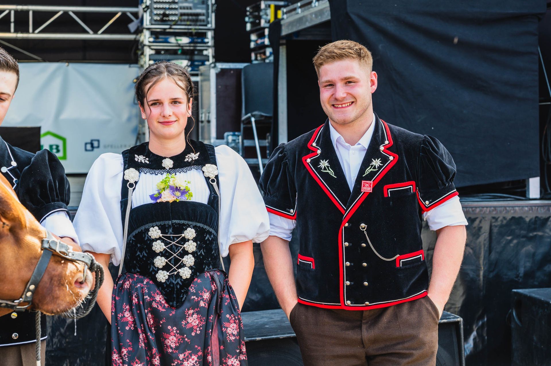 Munitaufe Oberaargauisches Schwingfest 2027 Langenthal, Noemi Beutler und Severin Staub