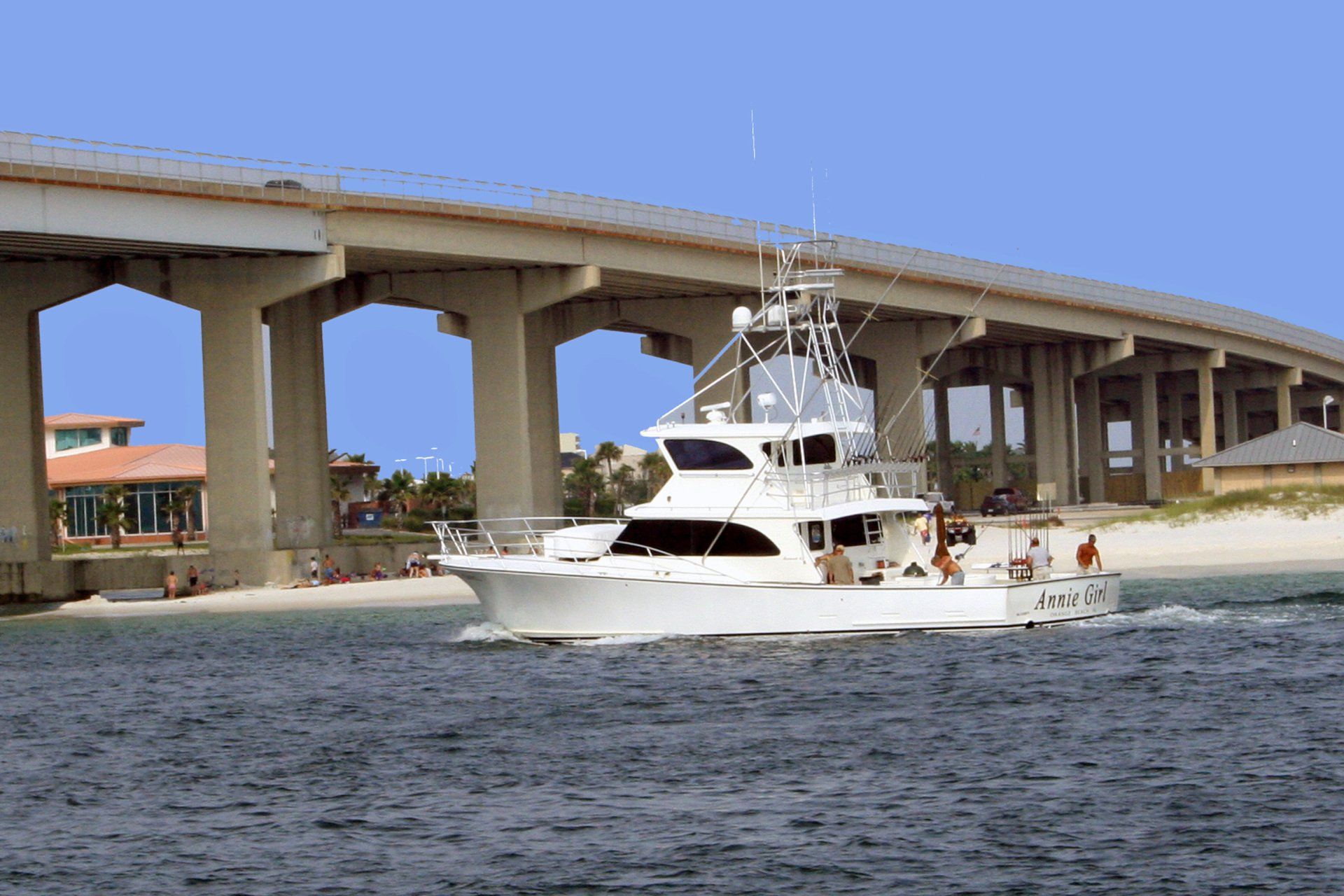 Annie Girl Charter Boat Returning from a Day of Fishing