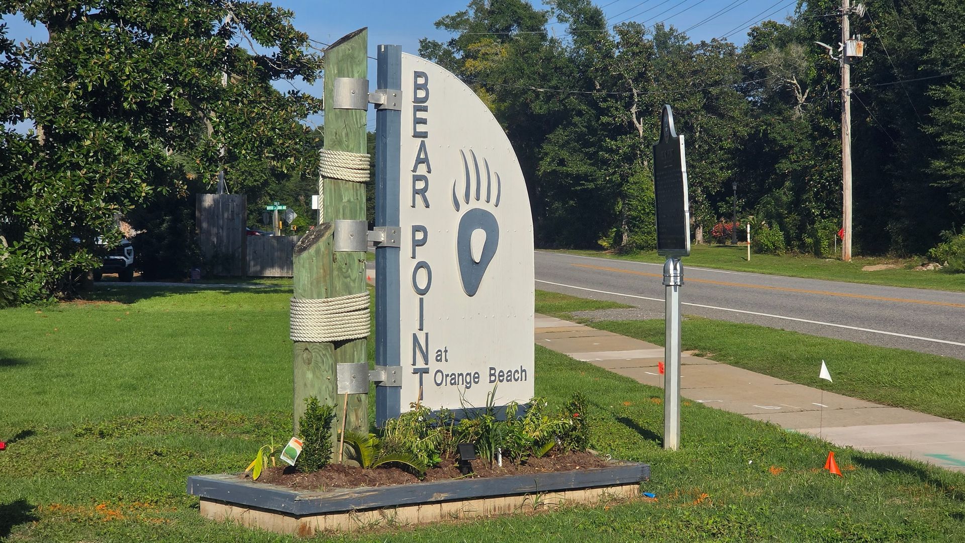 Bear Point at Orange Beach Sign