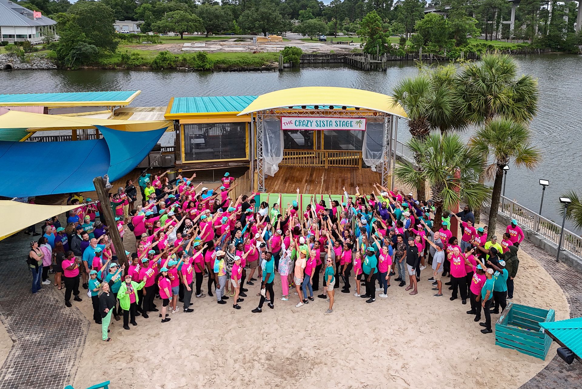 LuLu's Gulf Shores has a new Stage-The Crazy Sista Stage