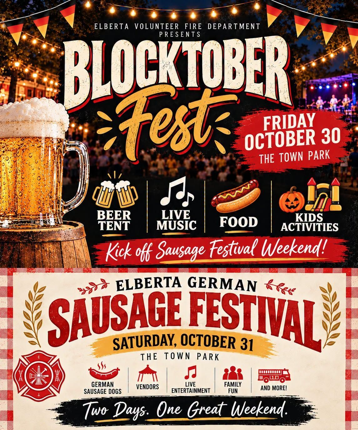 Blocktober Fest in Elberta