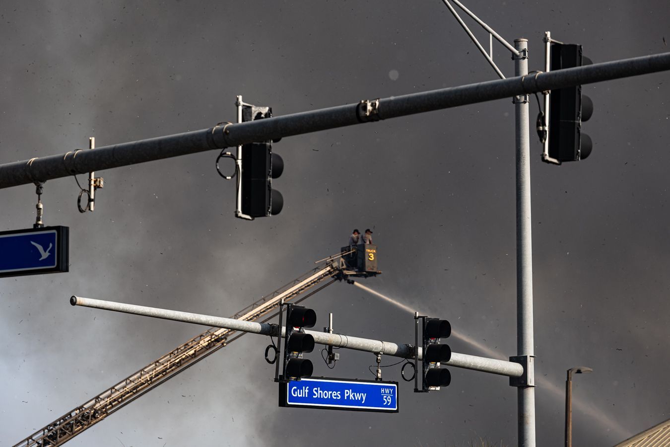 Gulf State Park Fire on March 24, 2026.