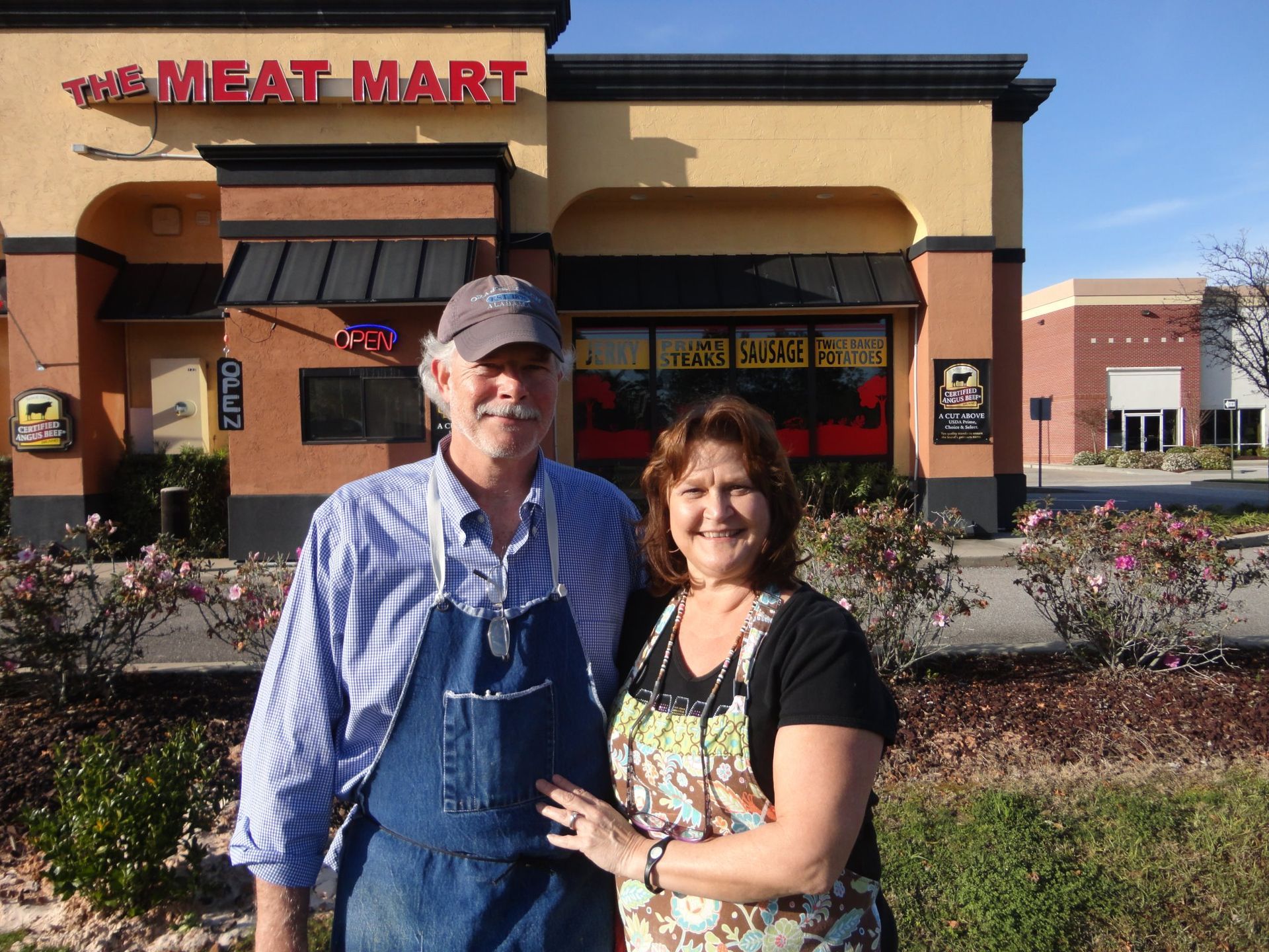 Glenn & Dale Beard at The Meat Mart in Orange Beach