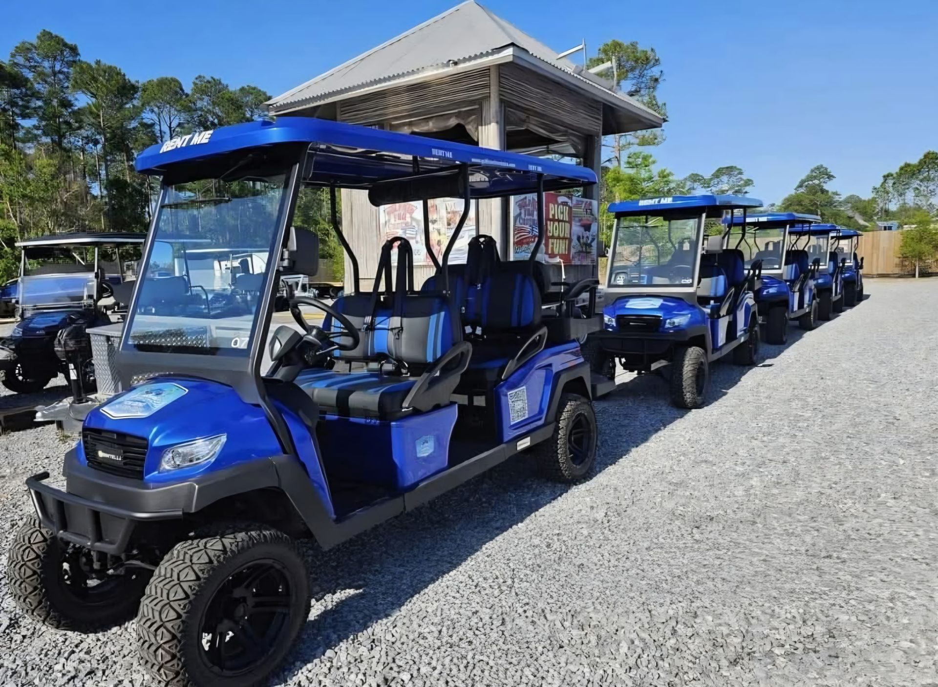 Gulf Coast Rental Company Golf Carts