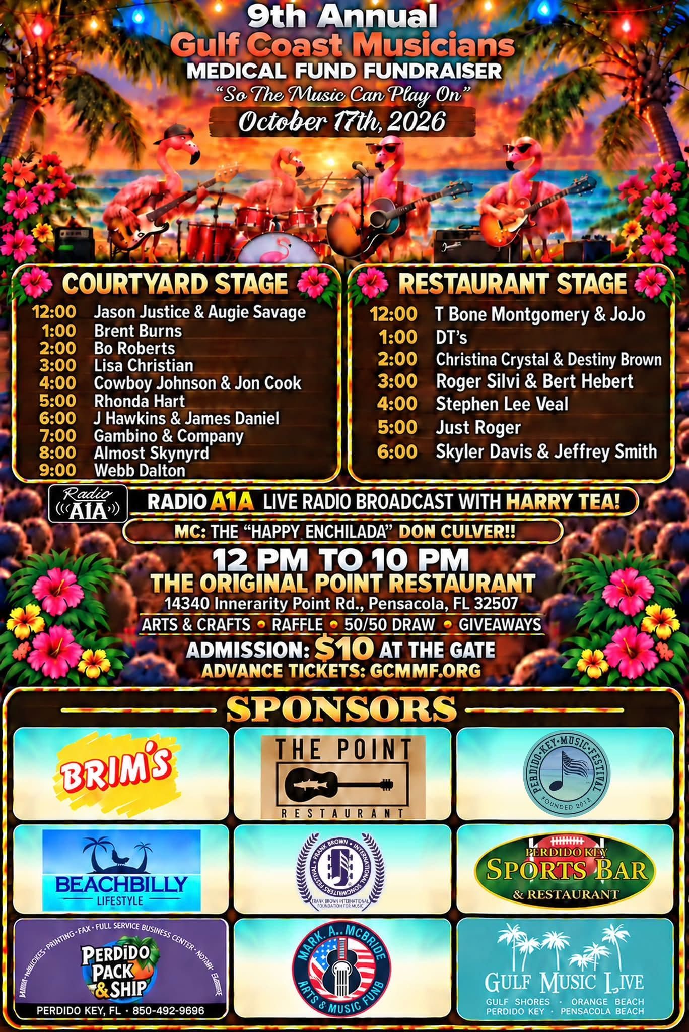 Gulf Coast Musicians Medical Fund Fundraiser