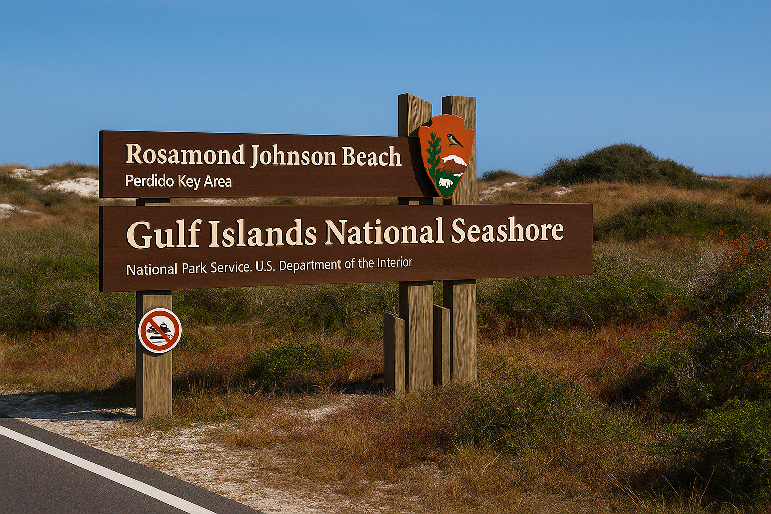 Johnson Beach on Perdido Key