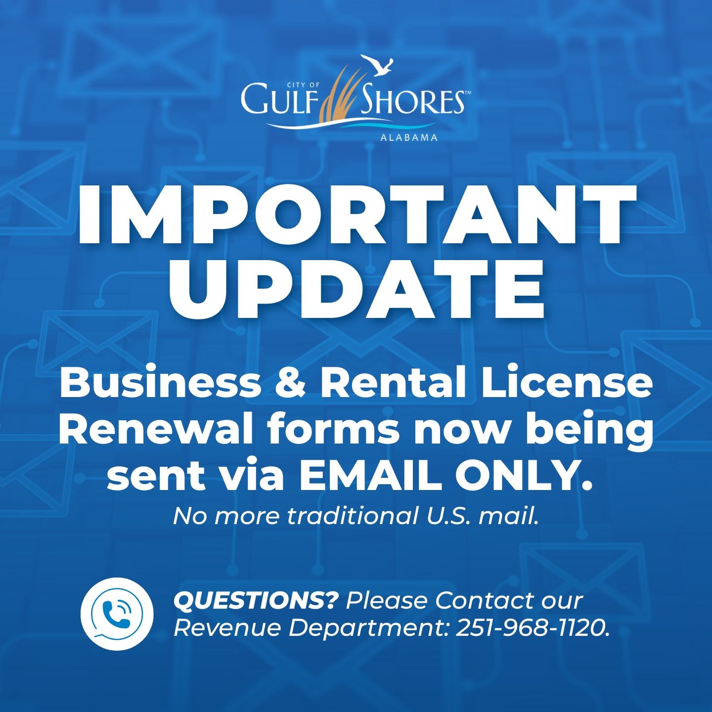 Gulf Shores Business Licenses via Online Only