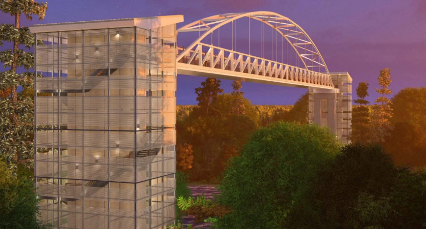 Waterway Village Pedestrian Bridge