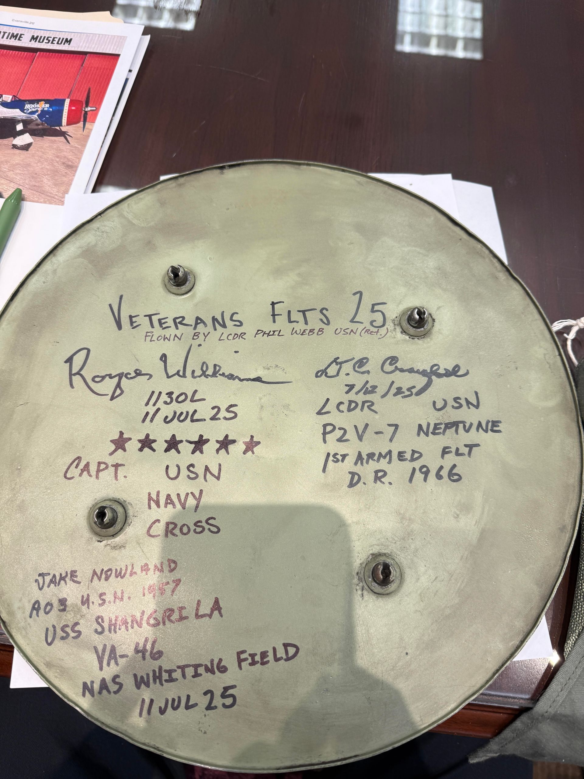 Signed Hubcap