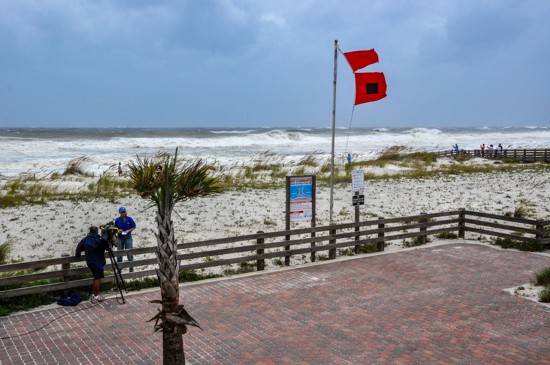 Hurricane in Orange Beach - Stock Photo