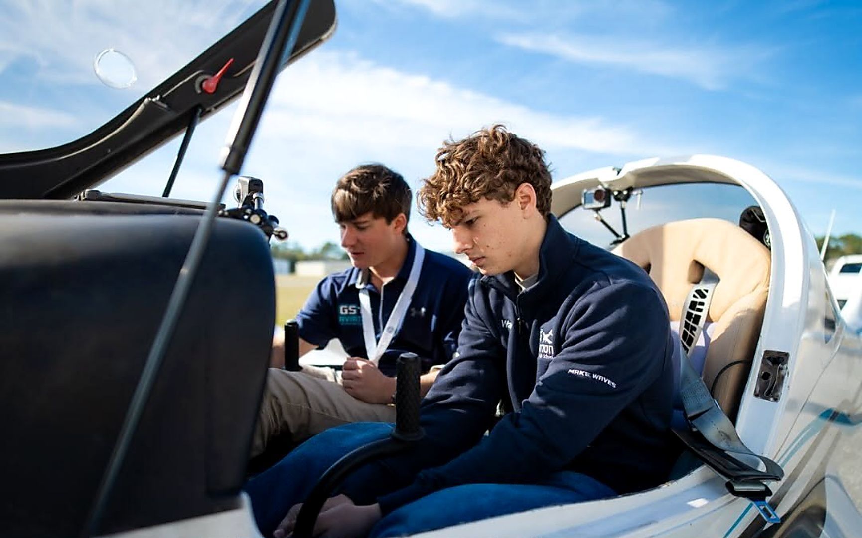 Instructor Brock Harris & Student Walker Grogan Instructor Brock Harris & Student Walker Grogan