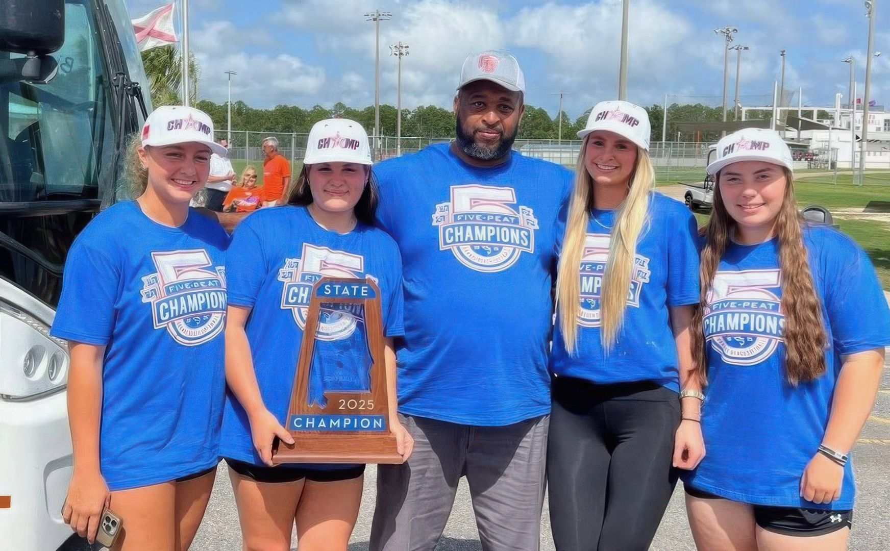 The Man Behind The Wheel Has Been Along For Every Orange Beach Softball Championship - Photo by Bren