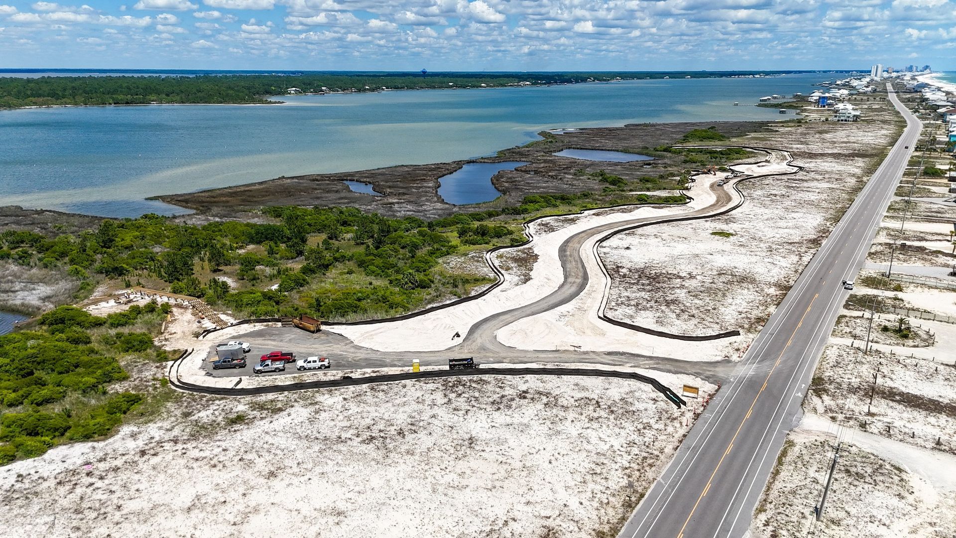 Laguna Cover Nature Park Work Underway on West Beach