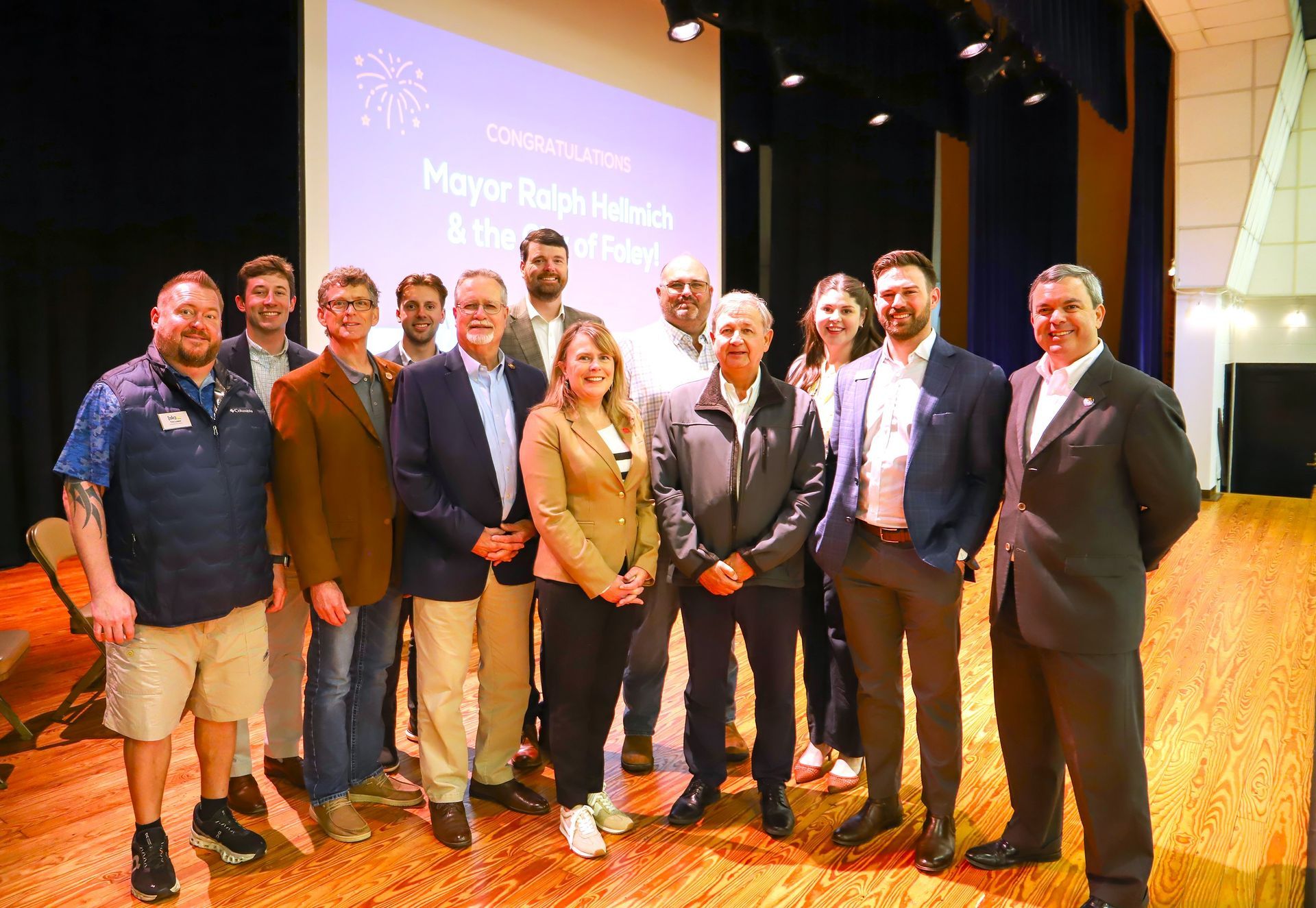 Officials with Foley, Baldwin Alliance and the state of Alabama announced that the city is receiving a $3.33 million grant to purchase property for the region’s newest industrial park
site.