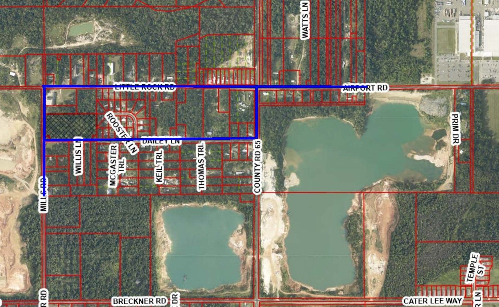 Mills Road Map