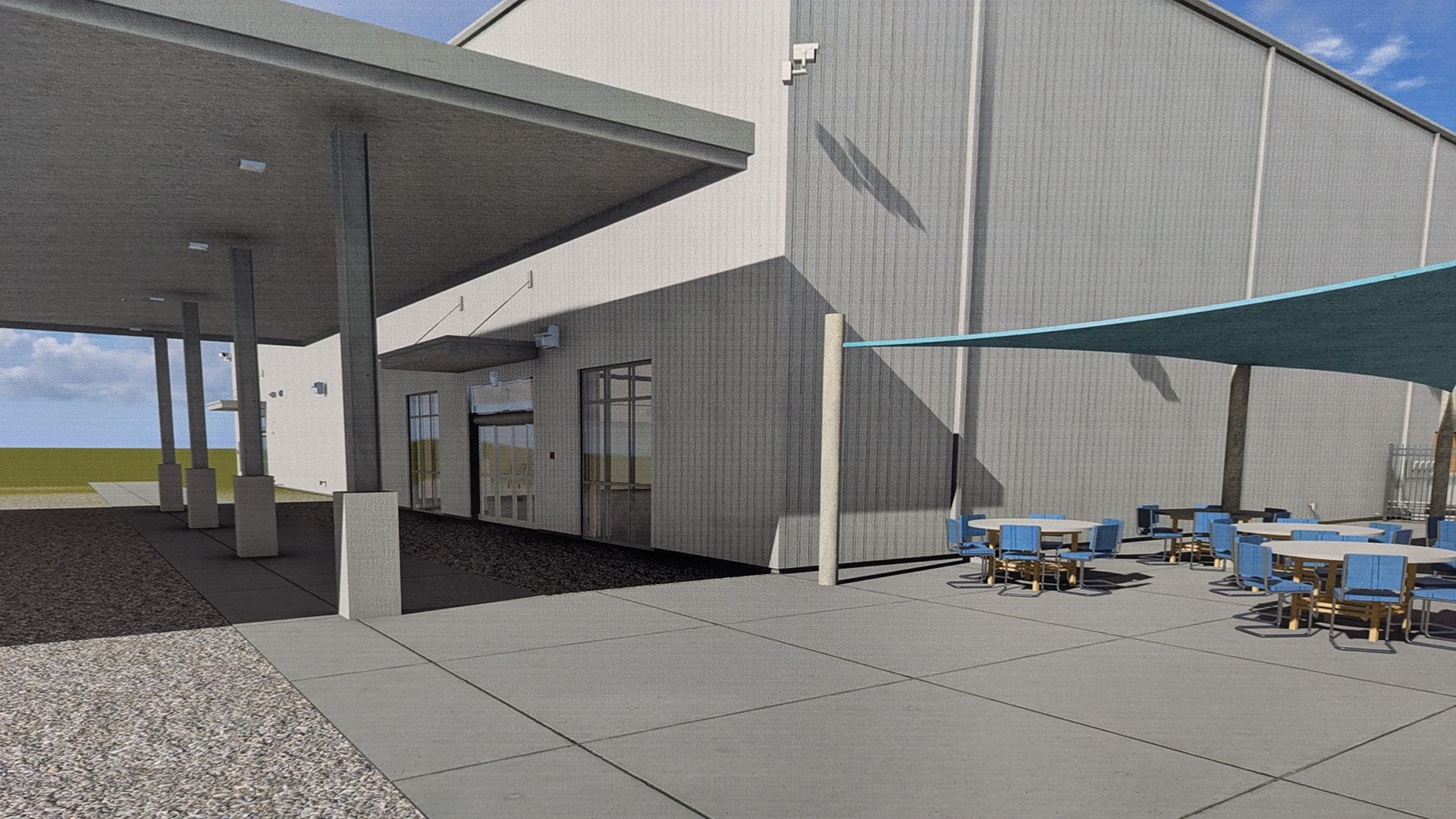 Artist's Rendering of the New Gulf Shores International Airport Terminal