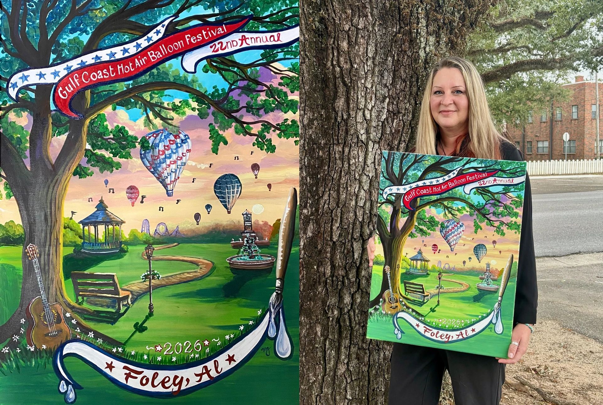 Nicole Goodbar,  winner of the 22nd Annual Festival Poster Contest
