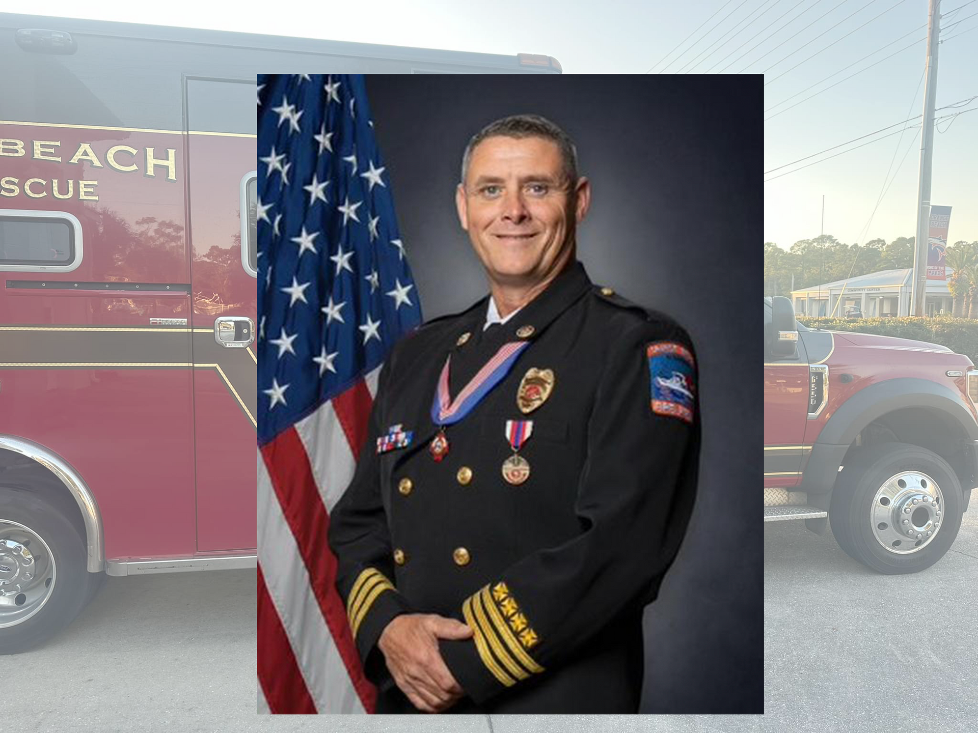 Orange Beach Fire/Rescue's Battalion Chief David Gant