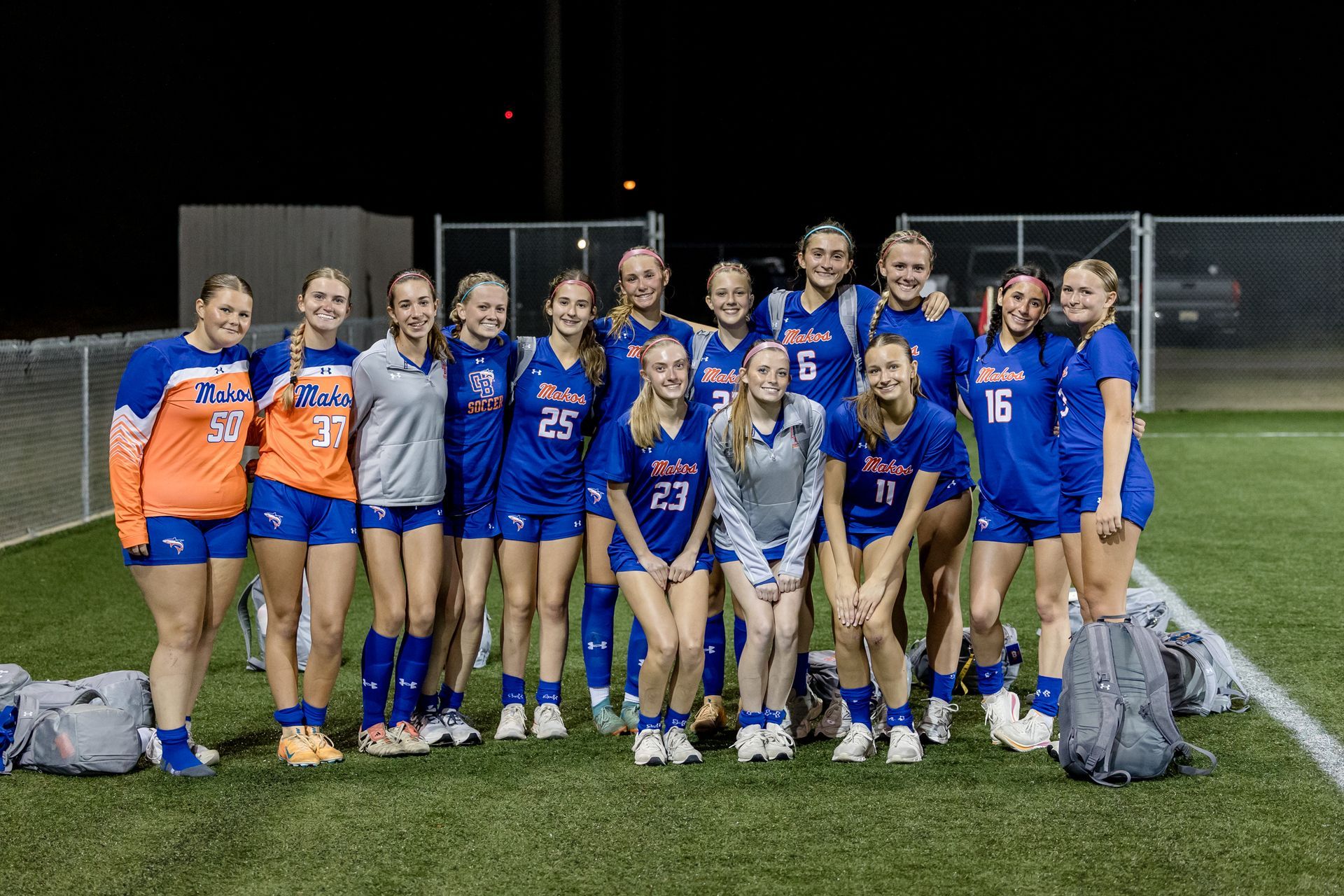 Orange Beach Lady Makos - Photo by Brent Williams, Wolf Bay Media