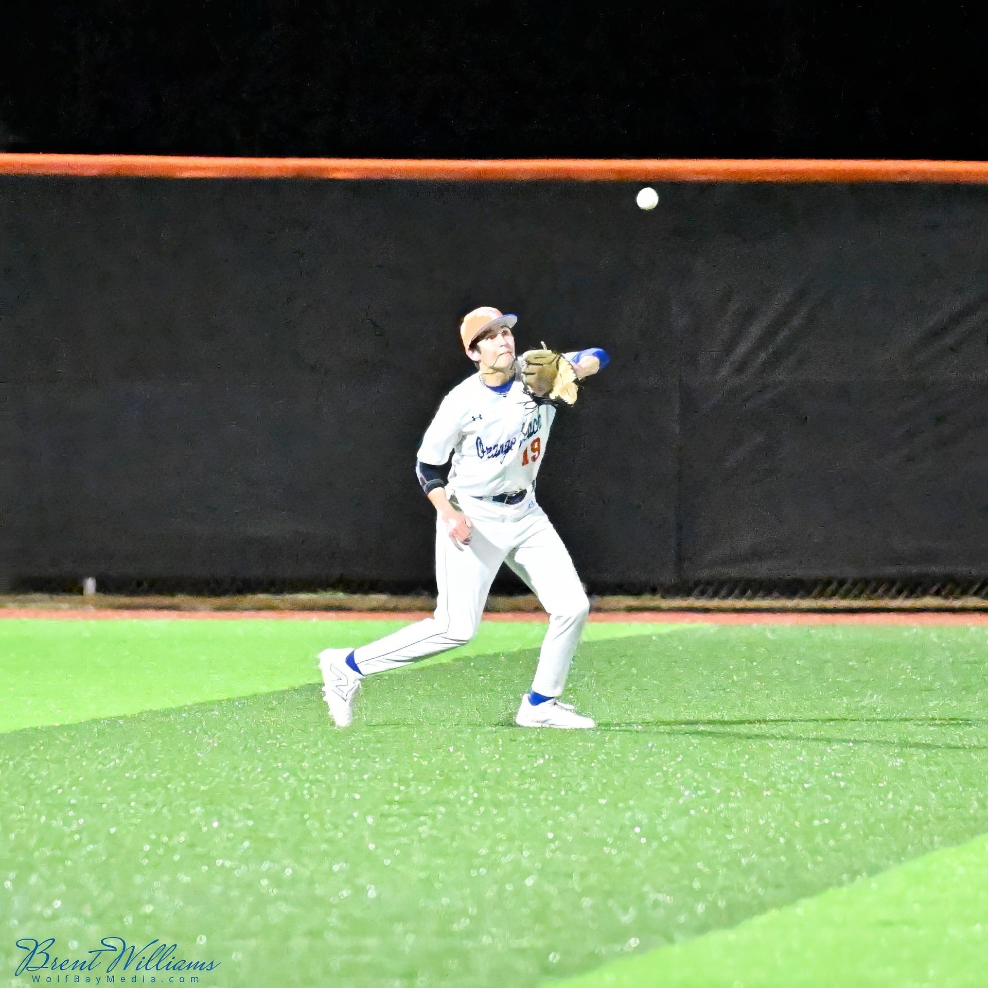 Orange Beach Mako's Baseball Fly Ball